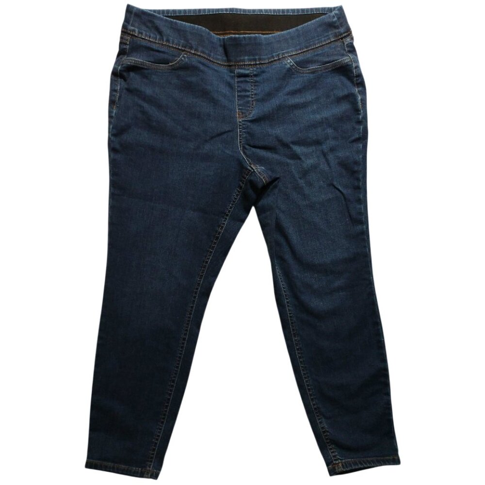 Denim & Co Women's Pull-On Denim Jeggings Size 14P Petite